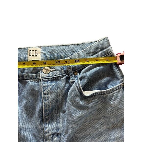 Urban Outfitters BDG Womens 31 High Rise Baggy Straight Leg Vintage Wash Jeans - Picture 8 of 13